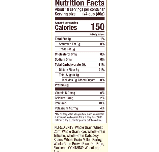 BRM 10 Grain Hot Cereal 25 Oz
