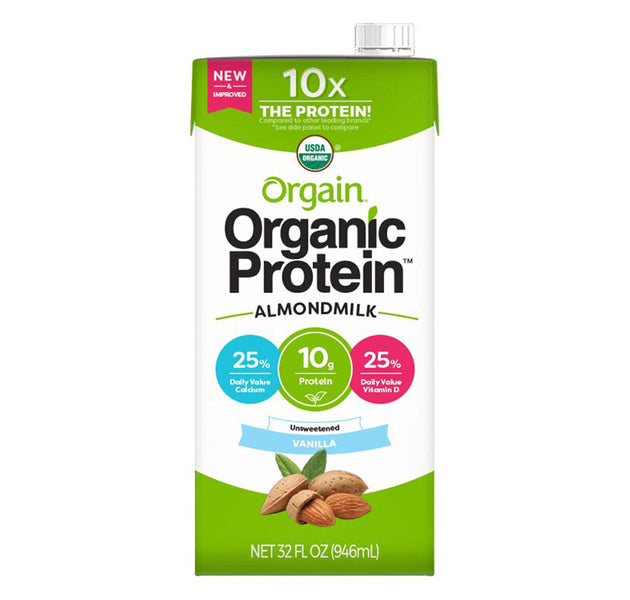 Orgain Organic Almond Milk Vanilla - Unsweetened