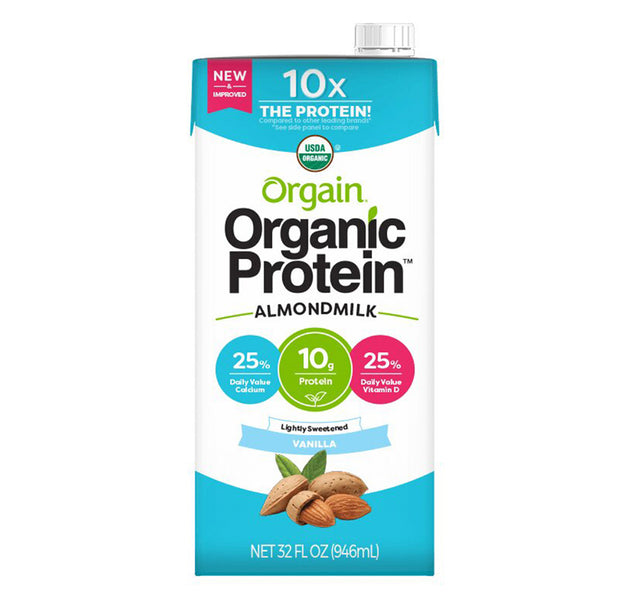 Orgain Organic Almond Milk Vanilla - Lightly Sweetened