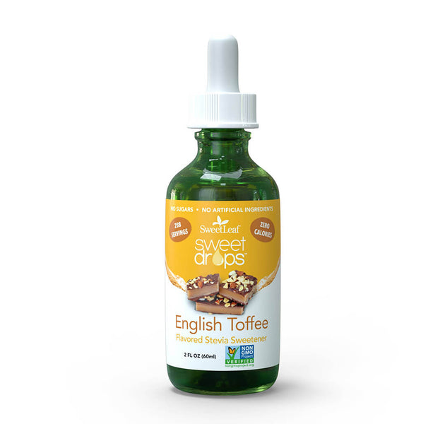 Sweet Leaf Stevia English Toffe 2oz