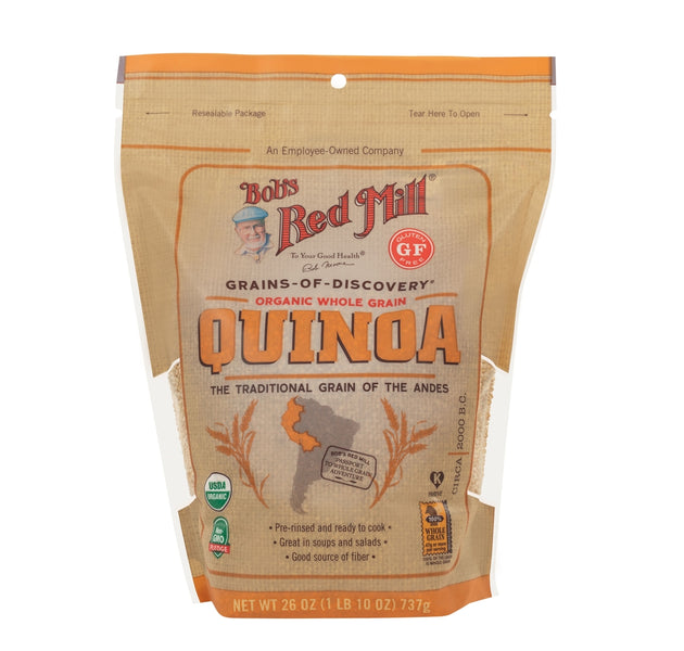BRM GF Organic White Quinoa Grain 26 OZS