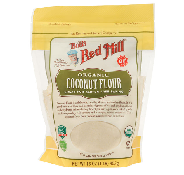 Organic High Fiber Coconut Flour New 16 Oz