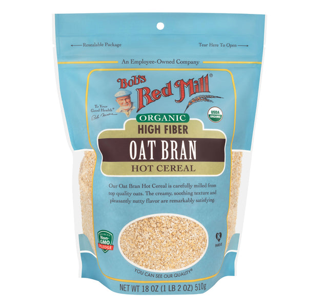 BRM Organic Oat Bran Cereal 18 OZS