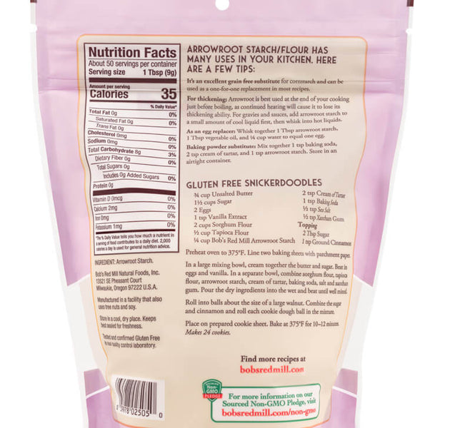 BRM Arrowroot Starch Flour 16 OZS