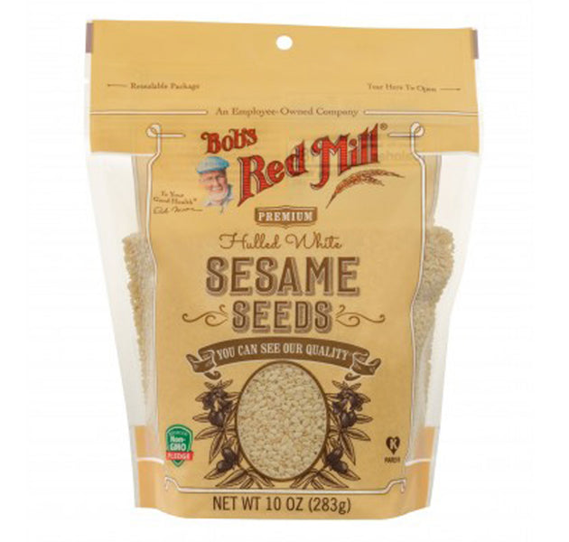 BRM Sesame Seeds White Hulled 10 Oz