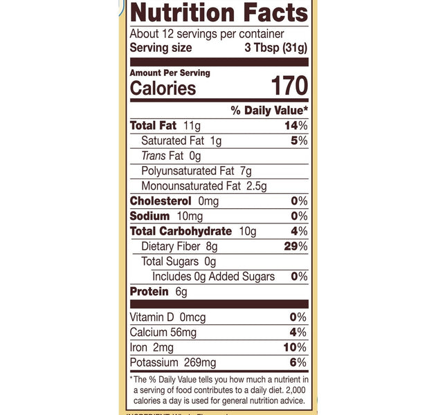 BRM Organic GF Brown Flaxseed 13 Oz