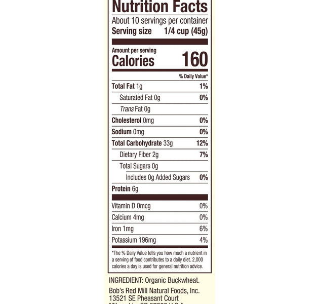 BRM Organic Buckwheat Groats Raw 16 OZS