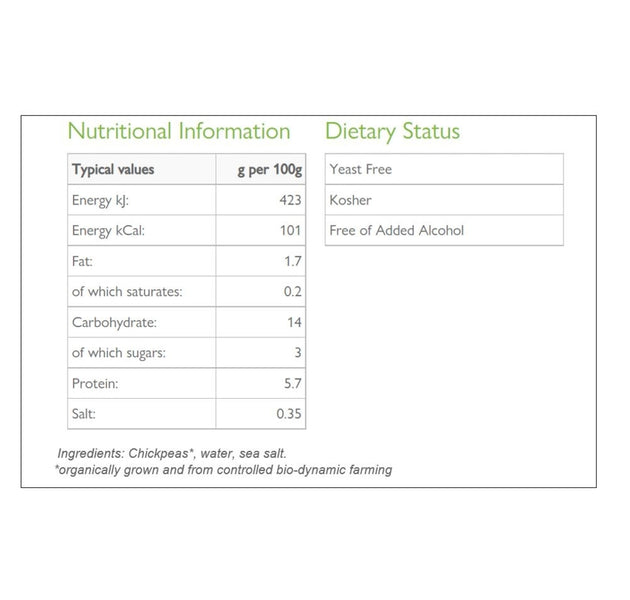 Clear Spring Demeter Organic Chickpeas 350g