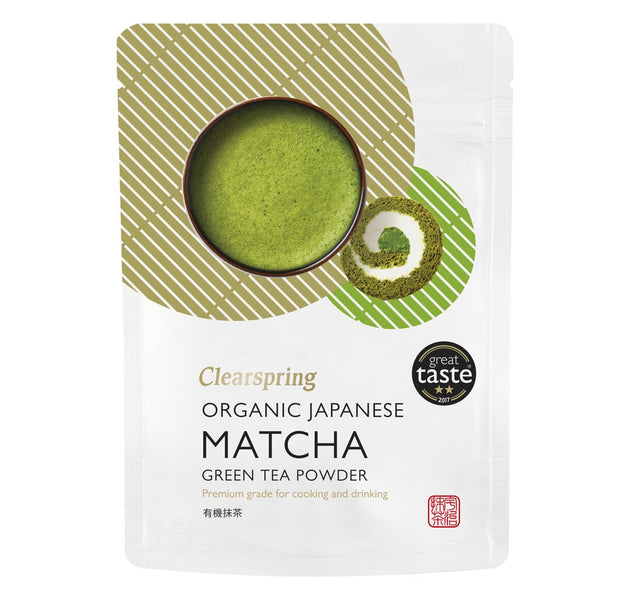 Clear Spring Organic Japanese Matcha Green Tea Powder (Premium Grade) 40g