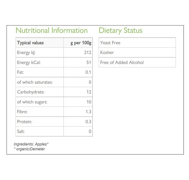 Clear Spring Demeter Organic Apple Sauce (unsweetened) 360g