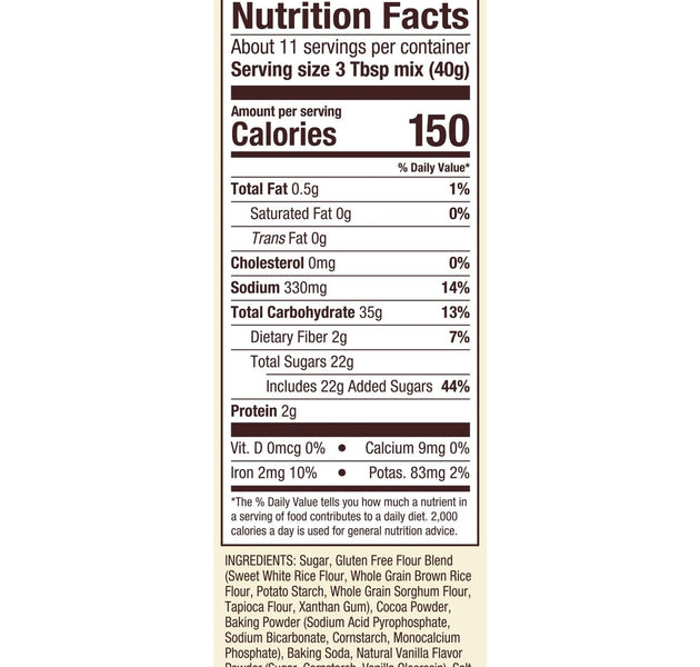 Gluten Free Chocolate Cake Mix