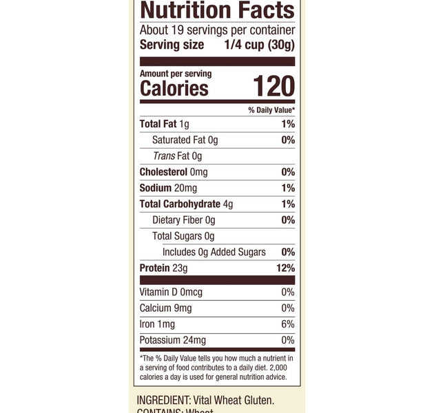 BRM Wheat Gluten Flour 20 Oz