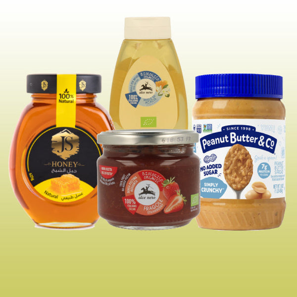 Organic Honey, Nut Butter & Jam Spread