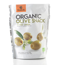 Gaea Organic Pitted Green Olives Snack 65G