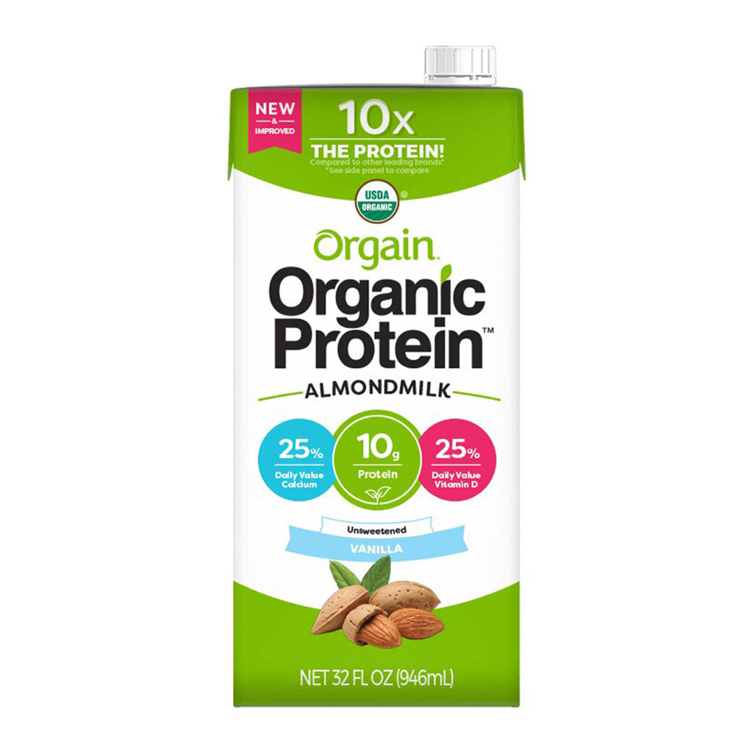 Orgain Organic Almond Milk Vanilla - Unsweetened