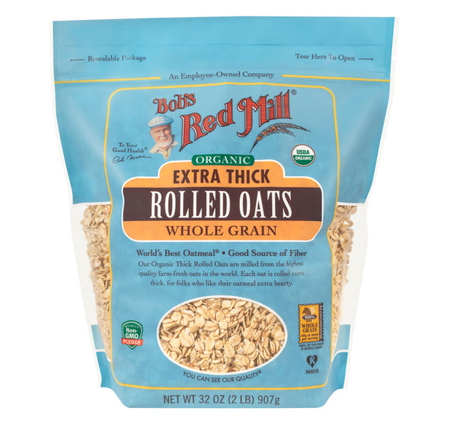 BRM Organic Oats Rolled Thick 32 OZS