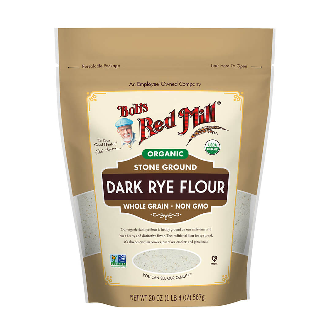 BRM Organic Dark Rye Flour 20 Oz