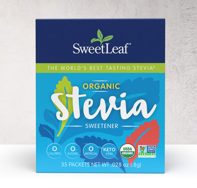 Sweet Leaf Stevia Organic 35 Ct 1oz