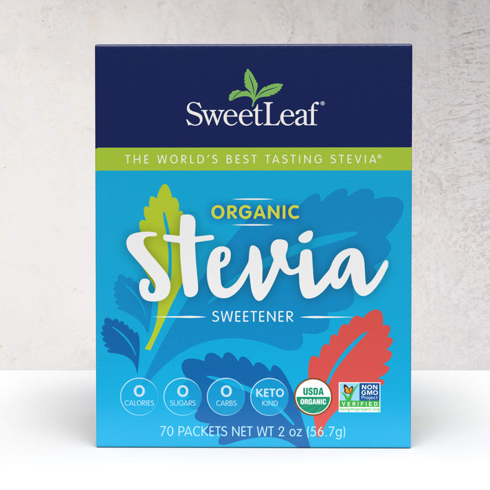 Sweet Leaf Stevia Organic 70 Ct 2oz