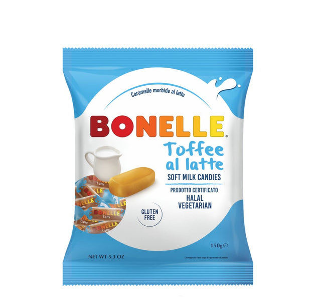 Bonelle GF vegetarian Soft Toffee Milk Candies 150g