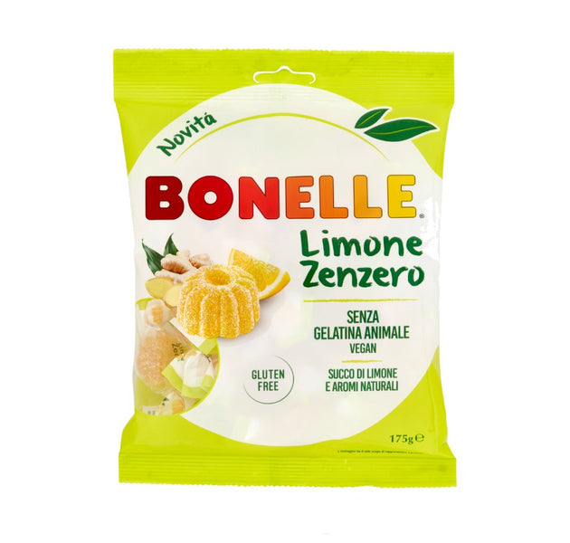 Bonelle GF Vegan lemon Ginger Jelly Candies 175g