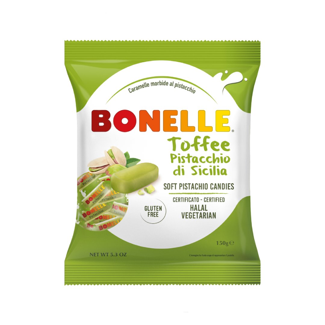 بونيل حلوي جيلي نبايتة خالية من الجلوتين بنكهة الفستق  150 جرام 