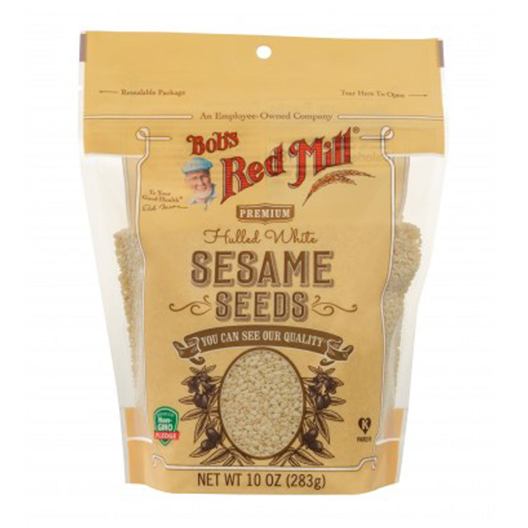 BRM Sesame Seeds White Hulled 10 Oz