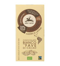 Alce Nero CB100FA Organic GF White chocolate with Cacao nibs 100 g