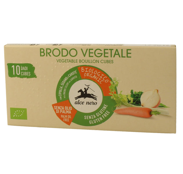 Alce Nero DA852 Organic GF Vegetable Bouillon Cubes 100g