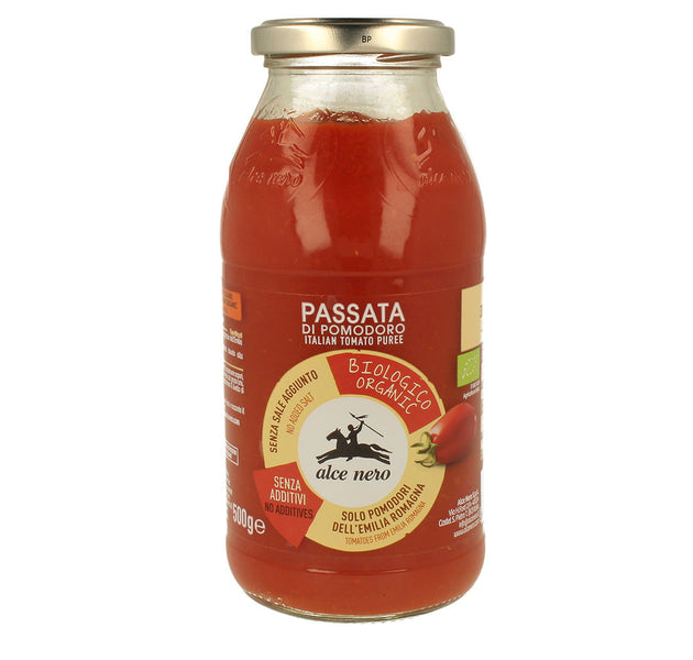 Alce Nero PO809 Organic Italian Tomato Puree Paste 500g