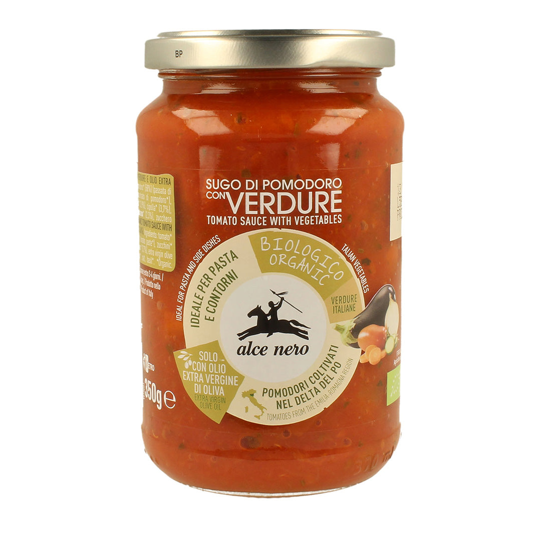 Alce Nero PO847 Organic Tomato Sauce With Vegetables 350g