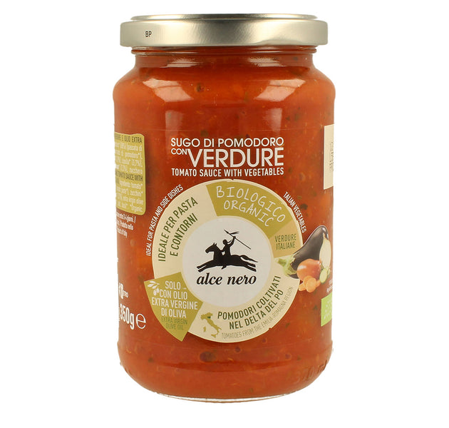 Alce Nero PO847 Organic Tomato Sauce With Vegetables 350g