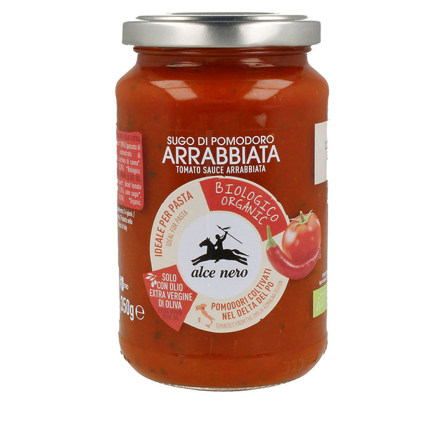 Alce Nero PO850 Organic Tomato Sauce Arrabbiata with chili 350g