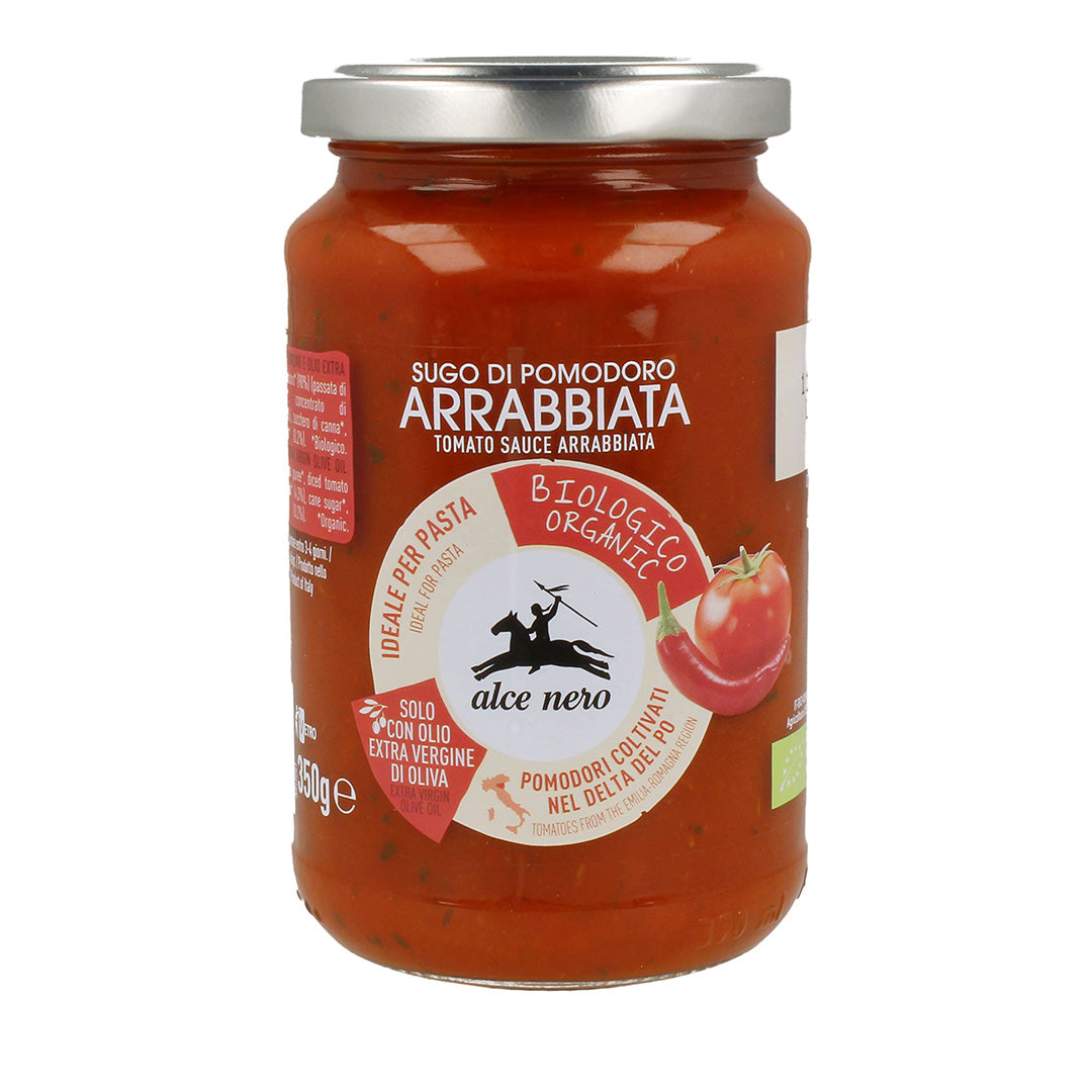 Alce Nero PO850 Organic Tomato Sauce Arrabbiata with chili 350g