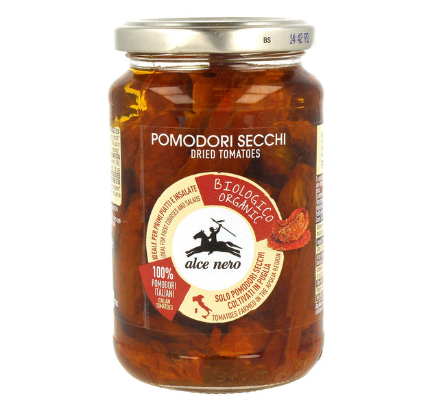Alce Nero POS350 Organic Dried Tomatoes with sunflower and olive oil 330g