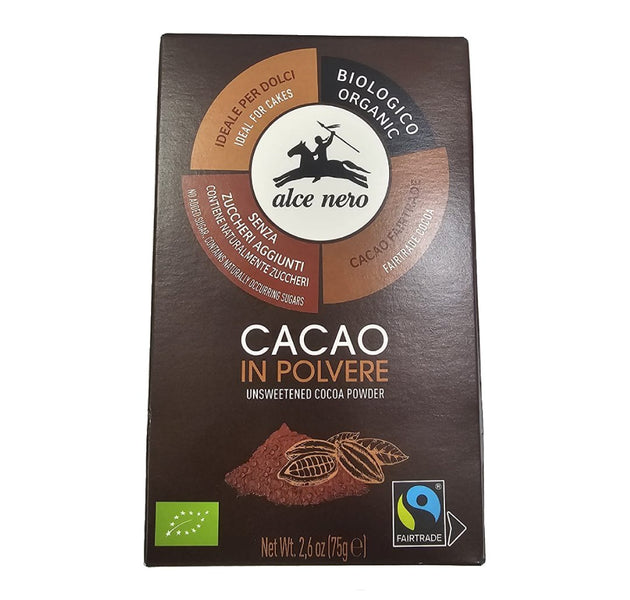 Alce Nero CA075 Organic GF Cacao Powder 75 g