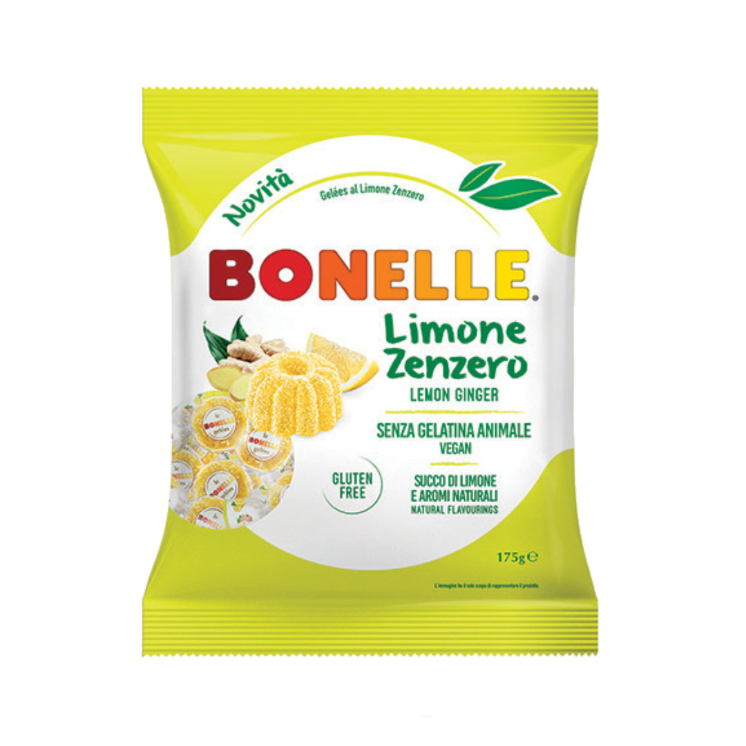 Bonelle GF Vegan lemon Ginger Jelly Candies 175g