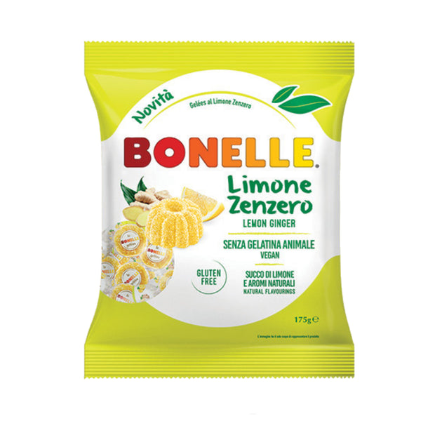 Bonelle GF Vegan lemon Ginger Jelly Candies 175g