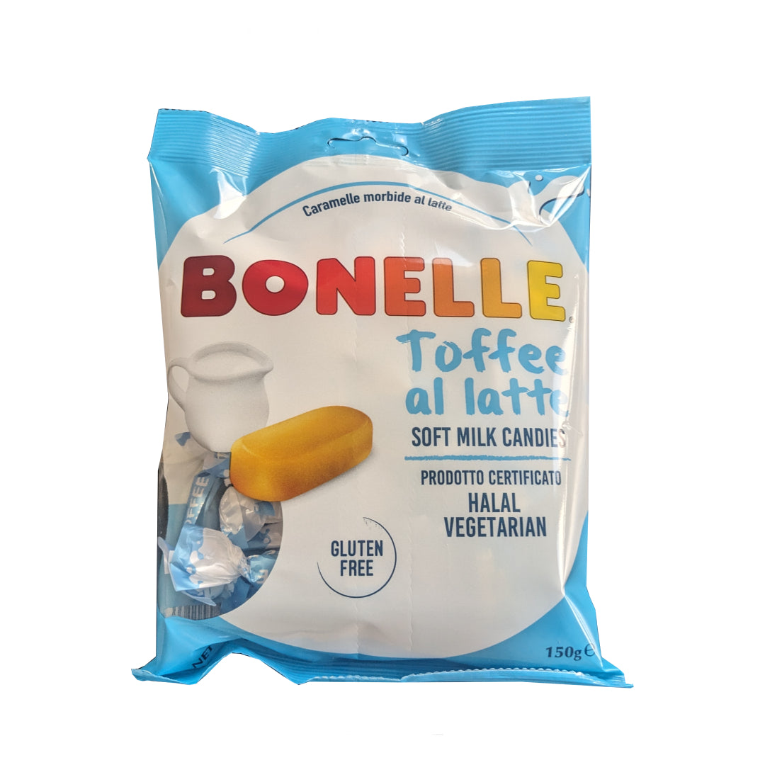 Bonelle GF vegetarian Soft Toffee Milk Candies 150g