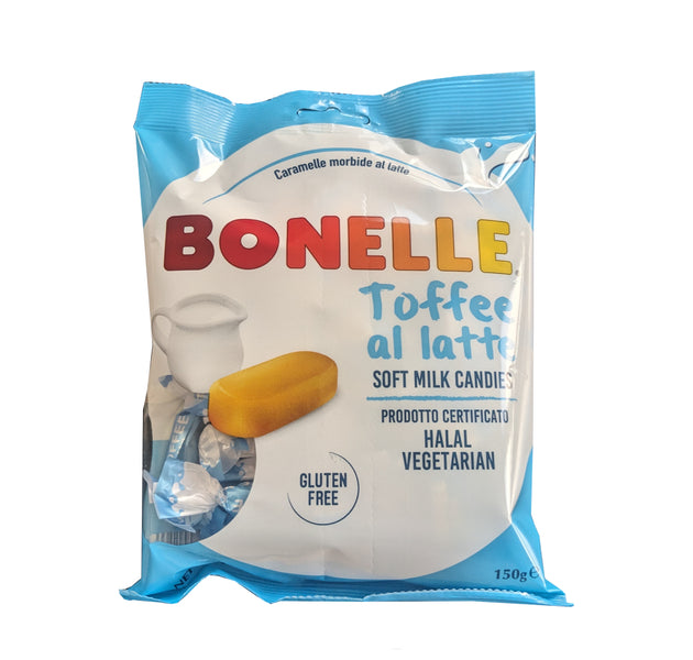 Bonelle GF vegetarian Soft Toffee Milk Candies 150g