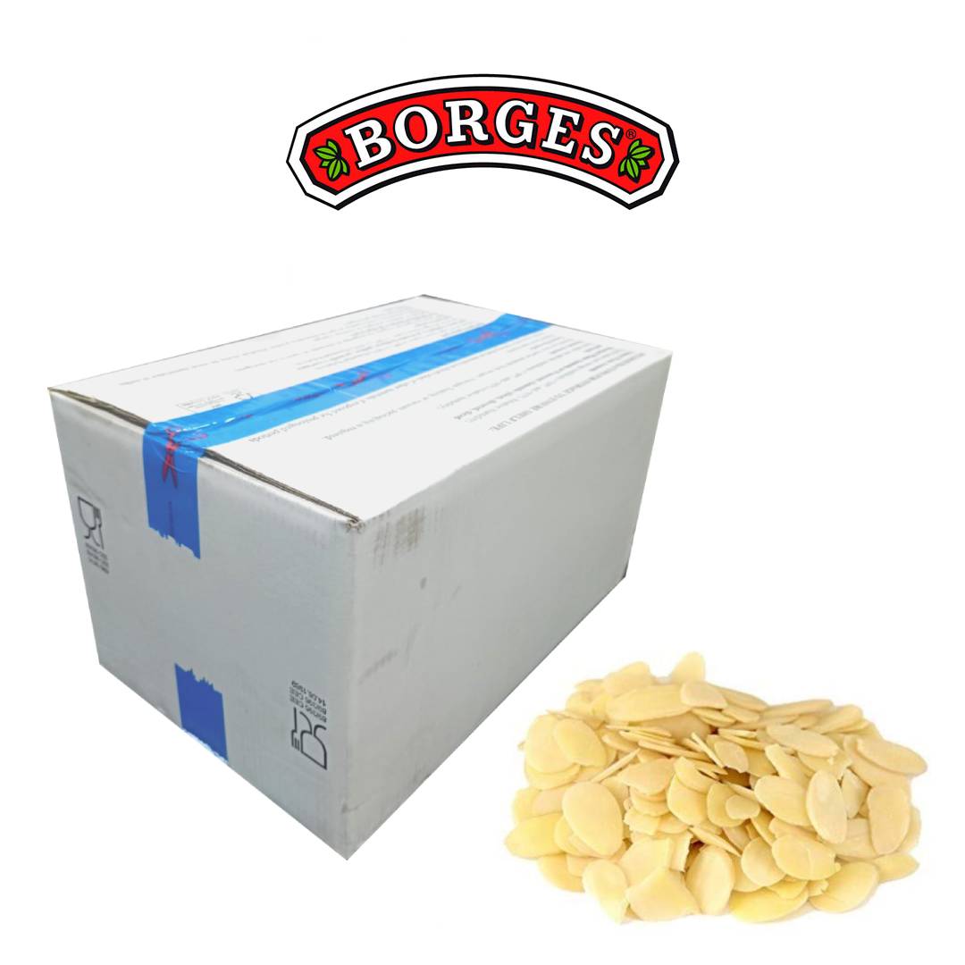 Borges Blanched Sliced Almond 10Kg