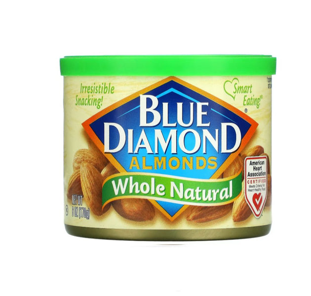Blue Diamond Almond Whole Natural Can 170g