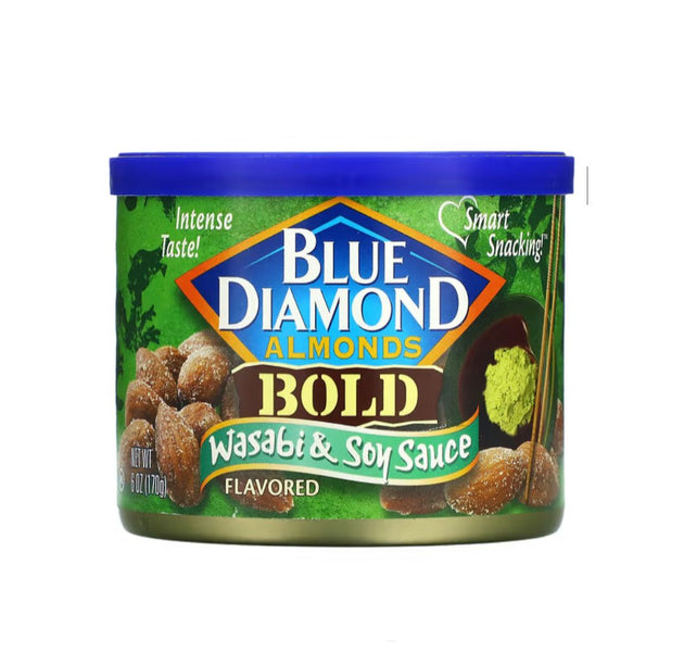 » Blue Diamond Almonds Bold Wasabi and Soy Sauce Can 170g (100% off)