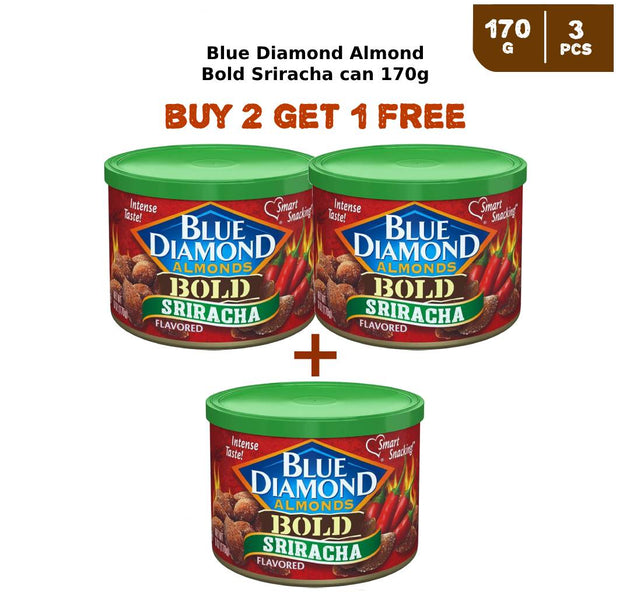 Blue Diamond Almond Bold Sriracha can 170g (2 + 1 Free)