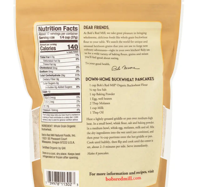 Organic Buckwheat Flour