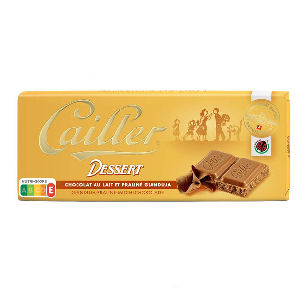 CAILLER DESSERT Gianduja milk chocolate and hazelnuts Tab 100g