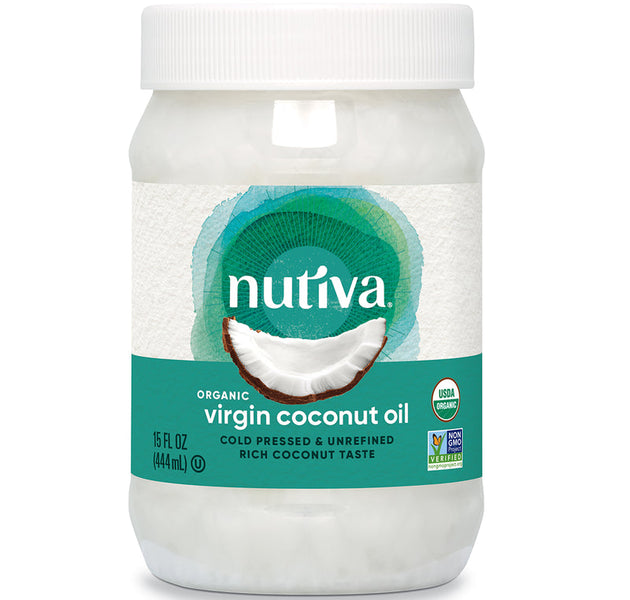 Nutiva Organic GF Virgin Coconut Oil 15 OZS