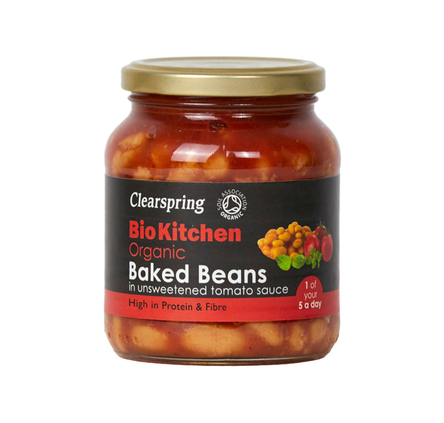 Clear Spring Organic Baked Beans (unsweetened) Tomato Sauce 350g