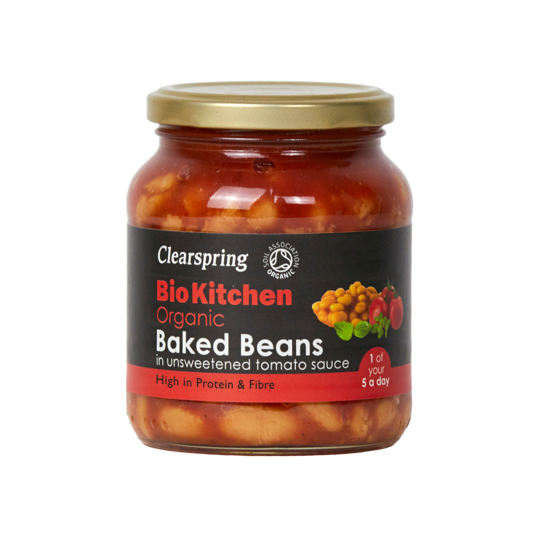 Clear Spring Organic Baked Beans (unsweetened) Tomato Sauce 350g