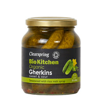 Clear Spring Organic Gherkins (Sweet & Sour) 350g